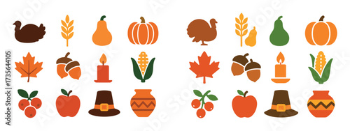Thanksgiving Icon Set