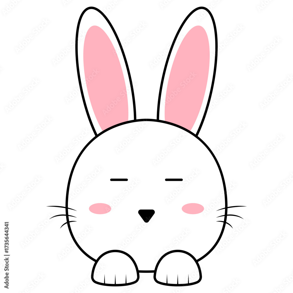 Obraz premium Cute Bunny Face