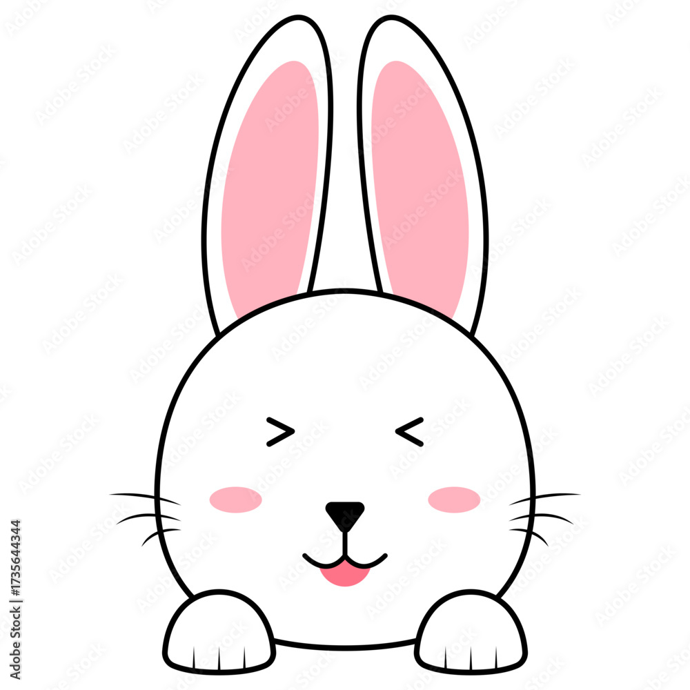 Fototapeta premium Cute Bunny Face
