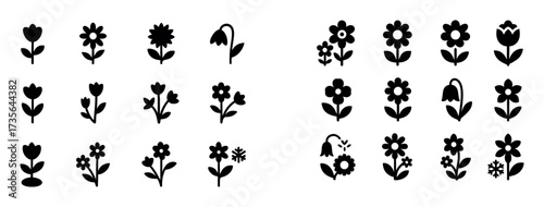 Seasonal Wildflower Icons