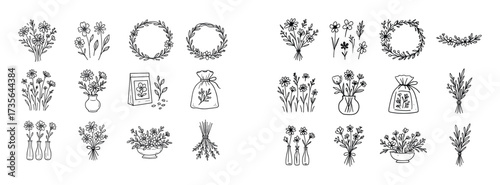 Wildflower Icon Grid