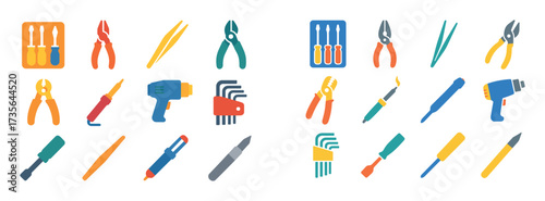 Electronics Hand Tools Icons