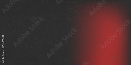 Red reflection on black background. Retro film photography effect. Analog foto. impression simple