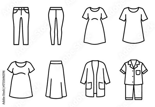 Minimalist Maternity Icons