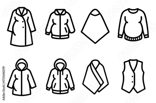 Maternity Wear Icons