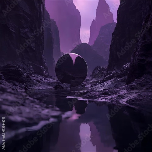 glass in the mountains