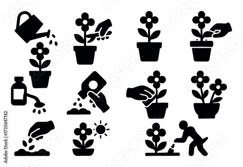 Flower Care Icons