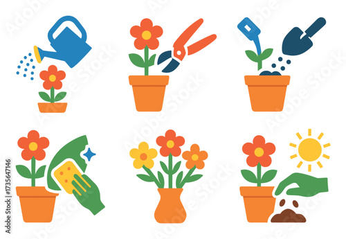 Flower Care Icons