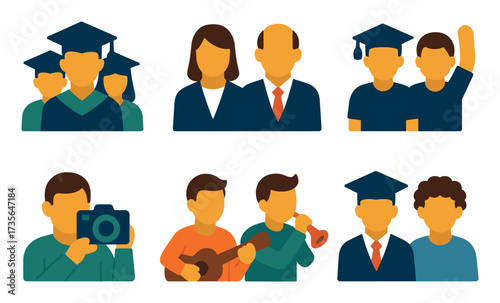 Graduation Party Icons