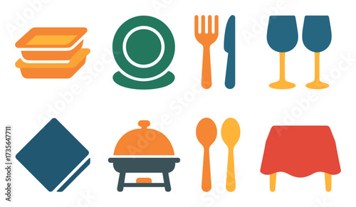 Buffet Icon Grid