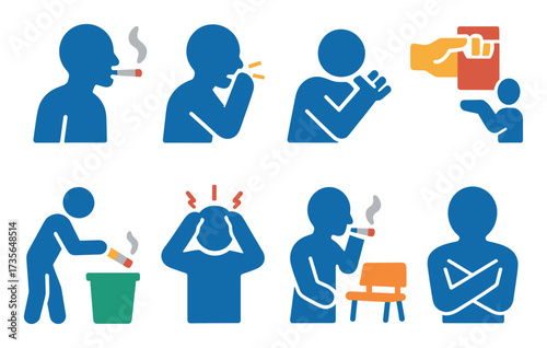 Smoking Harm Icons