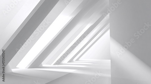 architectural shadows and lines, minimal composition, strong linear elements, copyspace