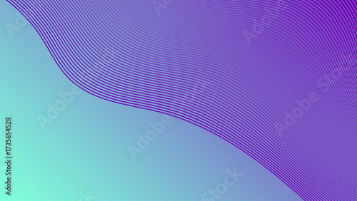 blue purple minimalist abstract line art vector background