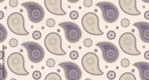 Paisley texture to tile retro. Herb background by intricacy colours. Old-fashioned geometric a greeting card curve.