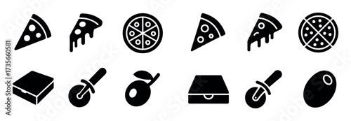 Pizza Icon Set