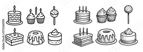 Birthday Cake Icons