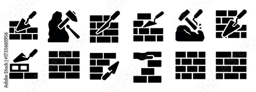 Masonry Techniques Icons