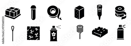 Florist Supplies Icons
