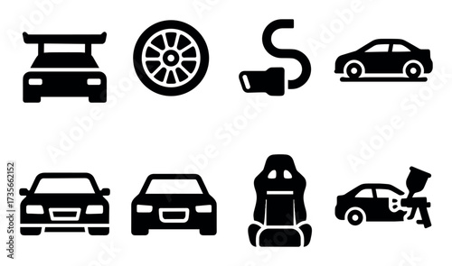 Car Tuning Icons