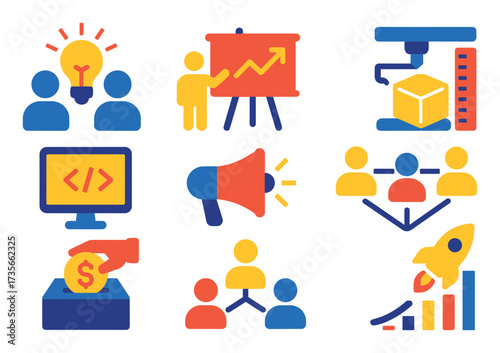 Startup Icons Grid