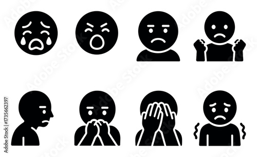 Negative Emotions Icons