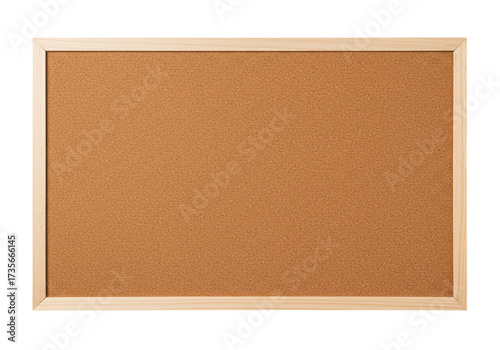 Wallpaper Mural Empty cork board, perfect for mockups, notes, reminders, or office and school design projects. Isolated on white or transparent background. PNG format. Torontodigital.ca