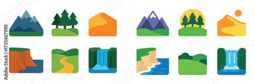 Nature Icons Grid