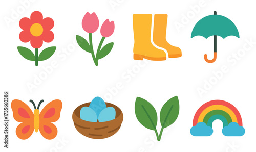 Spring Icon Collection