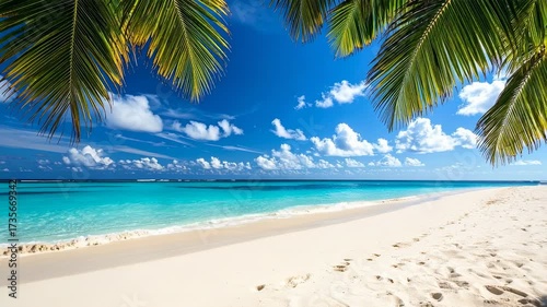 Experience paradise with crystal clear ocean and soft white sand beaches here