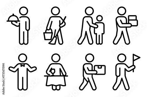 Service Staff Icons