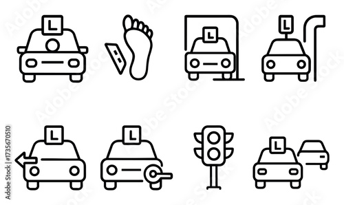 Learner Driver Icons