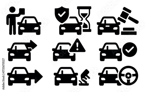 Learner Car Icons