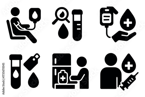 Blood Donation Icons