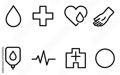 Blood Donation Icons