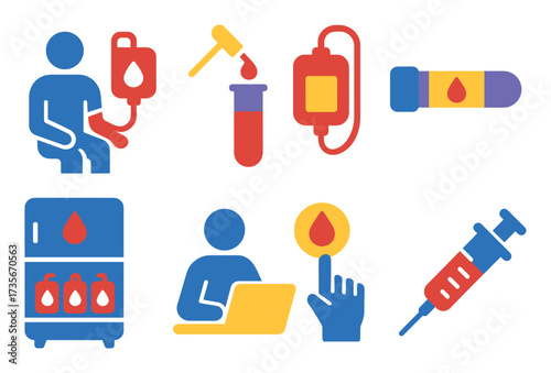 Blood Donation Icons