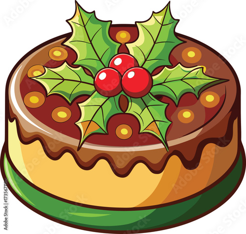 Christmas Fruitcake Traditions traditional cake with orange peel and almond topping