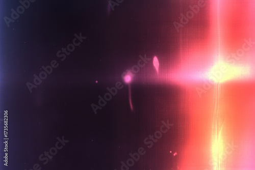 Abstract colorful scanner texture with glitch, gradient light leaks, noise and retro distortion effect