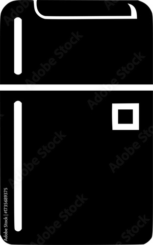 Fridge icon design illustration. icon concept in flat
