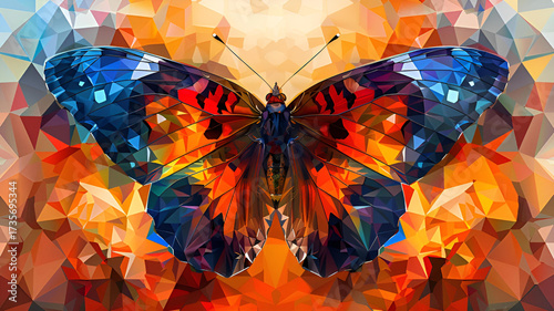 colorful butterflies isolated on white background