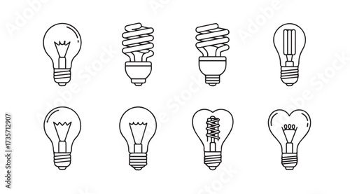 Vector art of light bulb