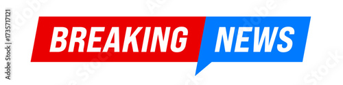 Breaking news banner. news vector banner