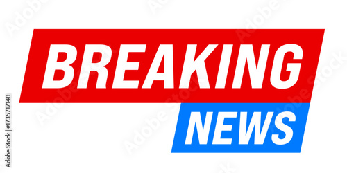 Breaking news banner. news vector banner