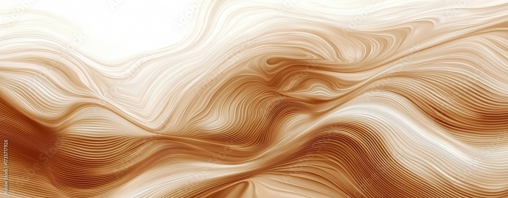 Obraz premium Features dynamic patterns and smooth textures.