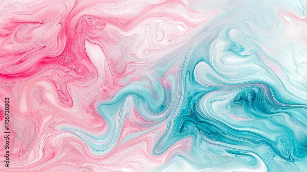 Fototapeta premium Bright and lively swirling patterns ideal for artistic projects.