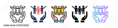 Public Assistance multiple icon
