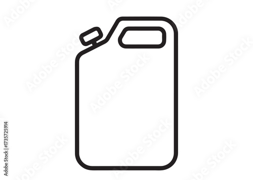 Canister line art vector
