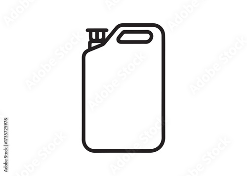 Canister line art vector