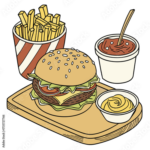 fast food set 
