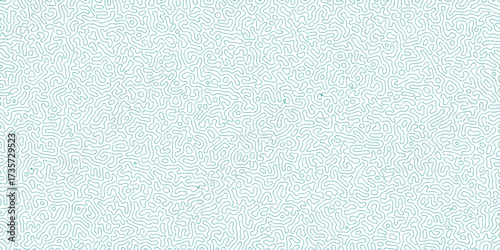 Turing Abstract Pattern, suitable for any business. White and blue color diffusion reaction seamless pattern. abstract Reaction-diffusion or Turing pattern formation, coral reef, natural texture.	