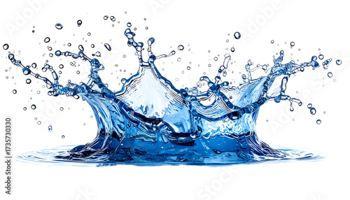 Splashing water crown